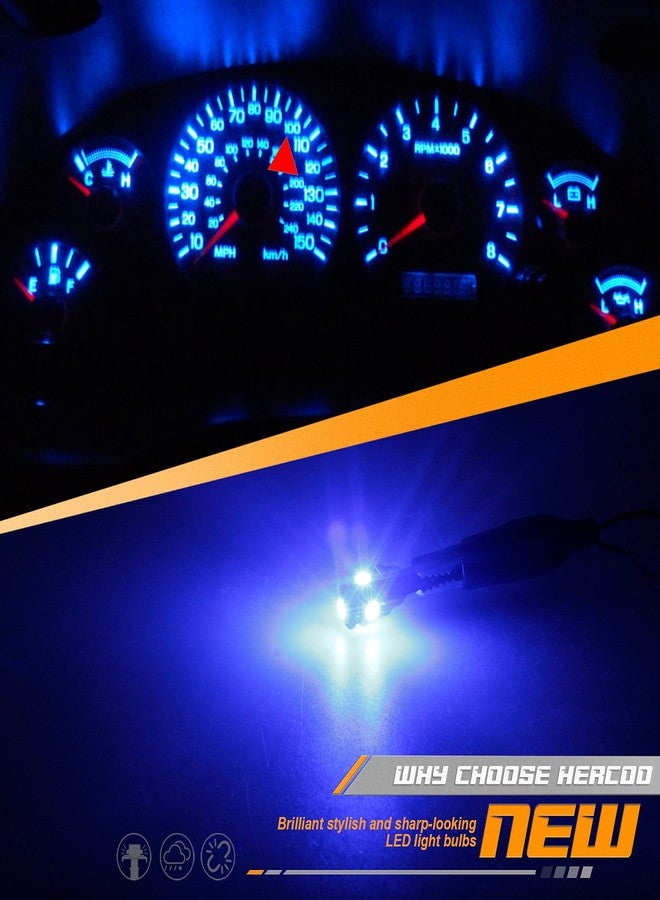 HERCOO Speedometer Odometer Gear Repair Kit New Speedo Gear Cluster Bule LED Light Bulbs for Dash Instrument Gauge Compatible with Ford Mustang 1994 1995 1996 1997 1998 - Image 4